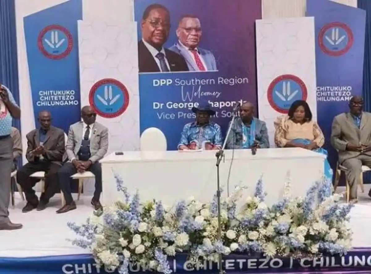 Chaponda Meets DPP Southern Region Delegates ahead of Party Convention