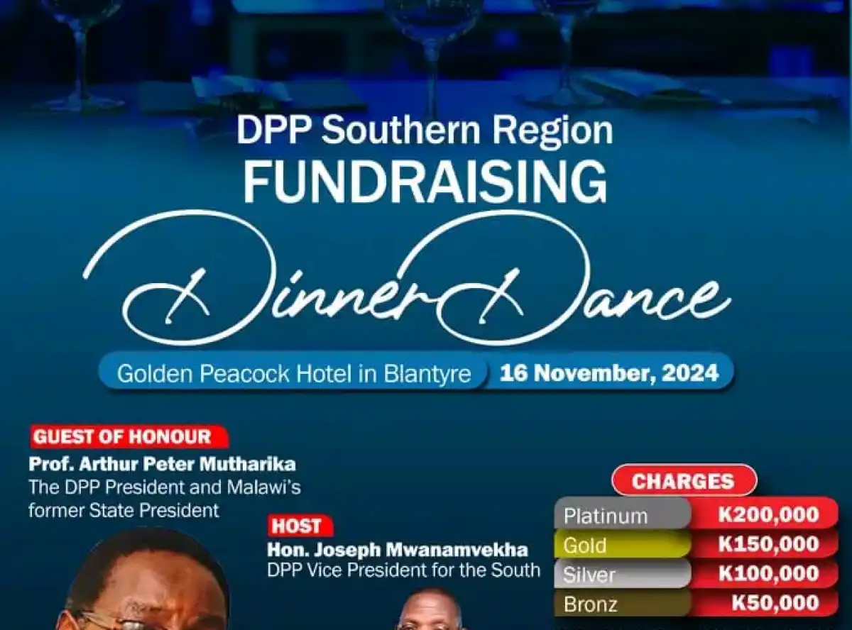 DPP Southern Region Fundraising Dinner: Last Chance to Secure Platinum Tickets