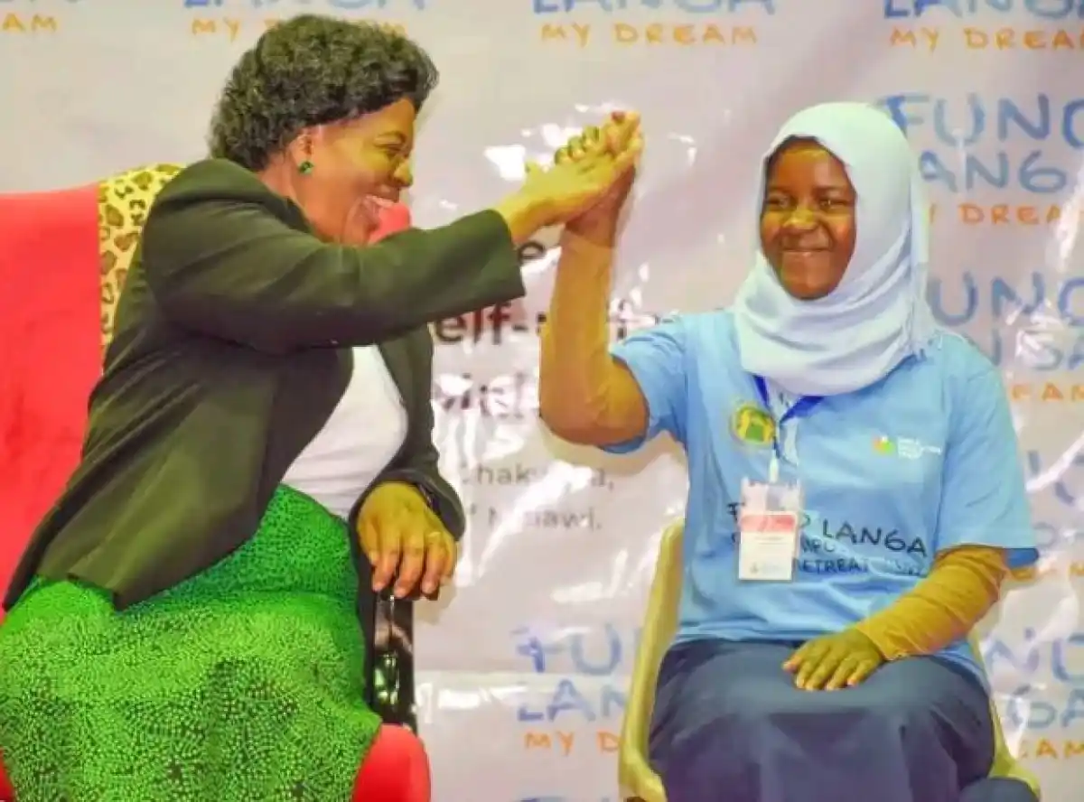 First Lady Monica Chakwera drums support for girls’ education