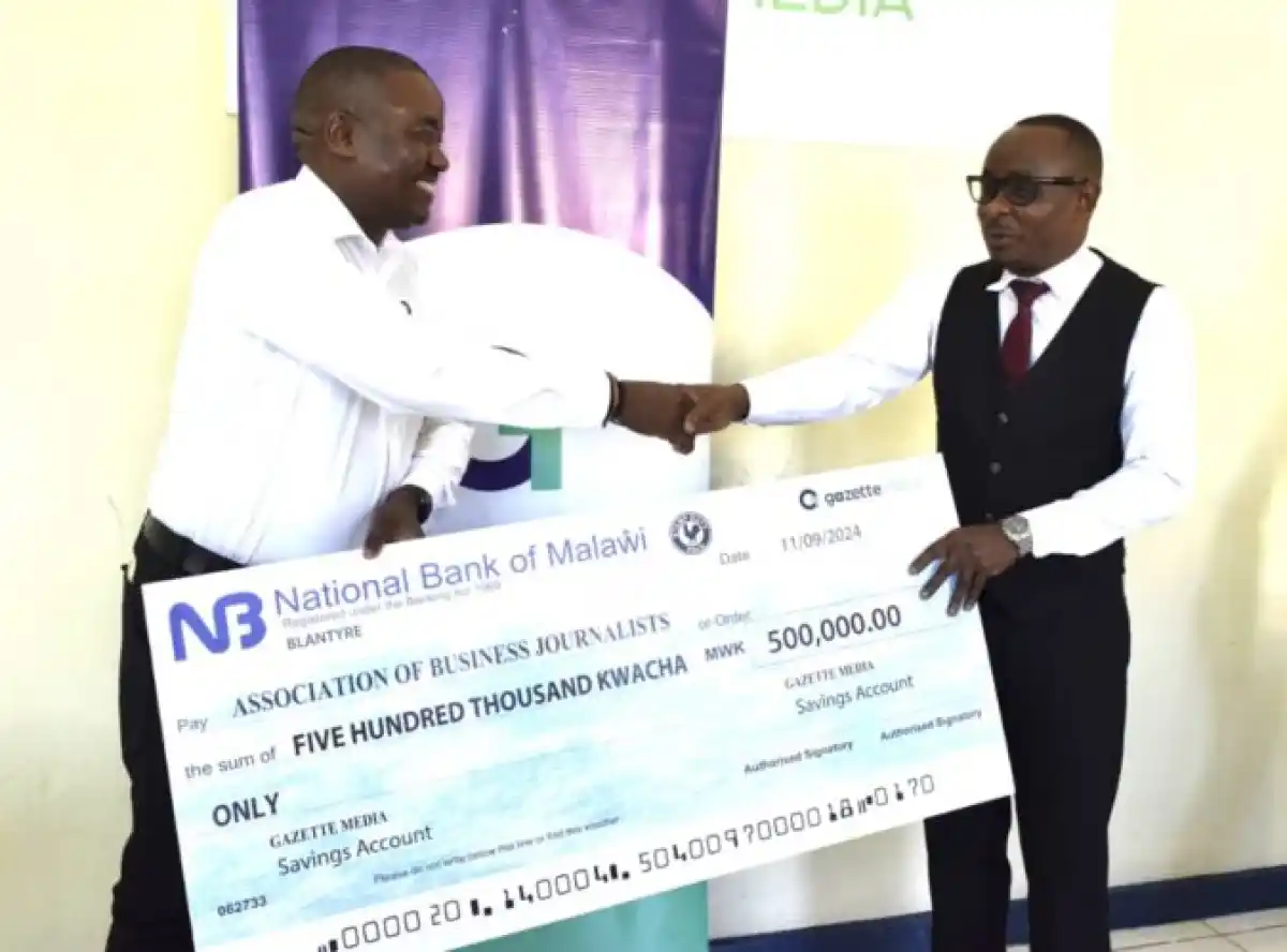 Gazette Media gives K0.5 million to Business Journalists