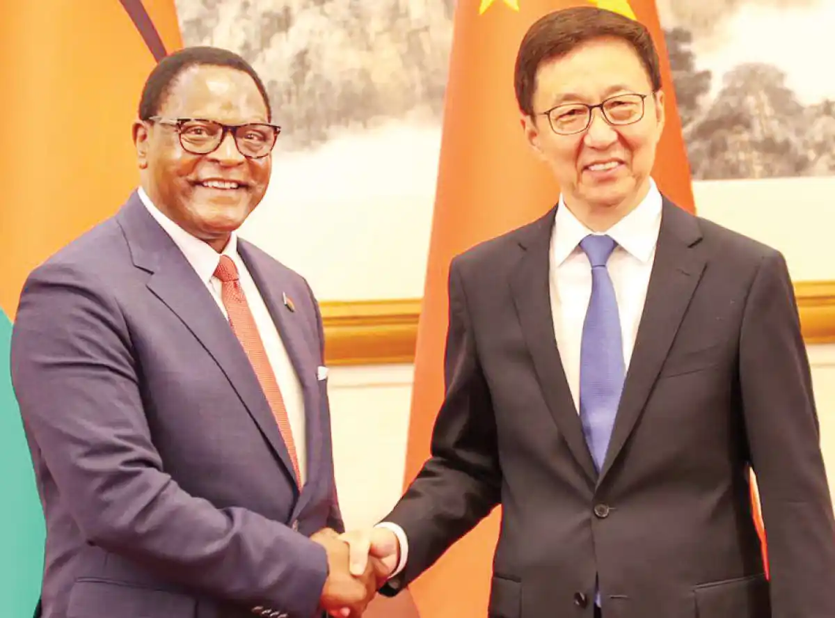 Lazarus Chakwera hails China’s support to Malawi