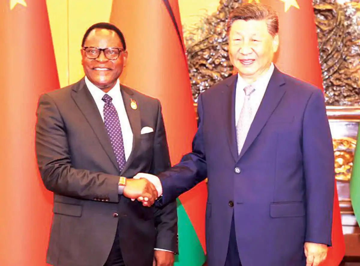 Lazarus Chakwera holds talks with China leader