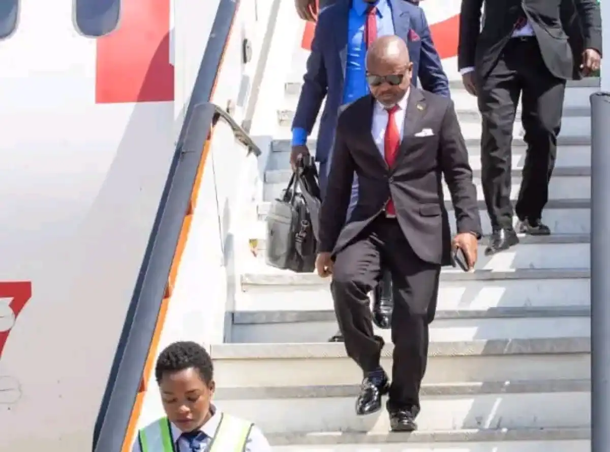 Malawi Veep Dr Michael Usi returns from successful Rwanda trip