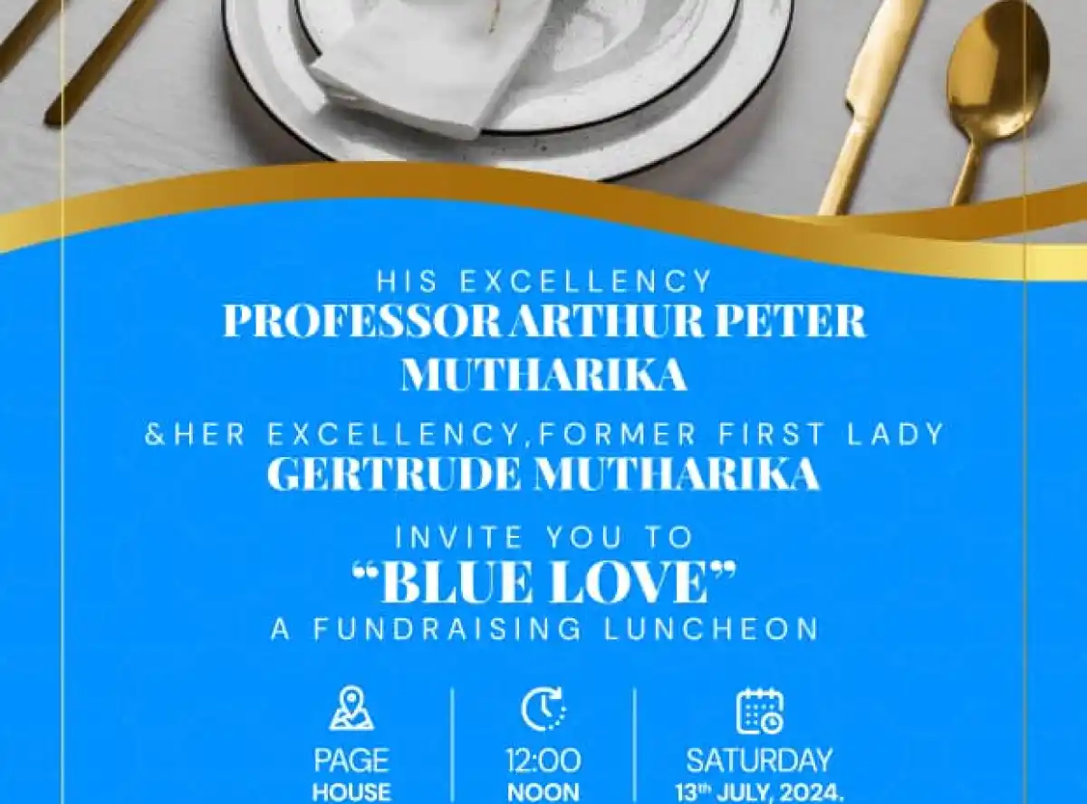 Mutharika’s to host Blue Love Fundraising Luncheon on July 13 at Page House