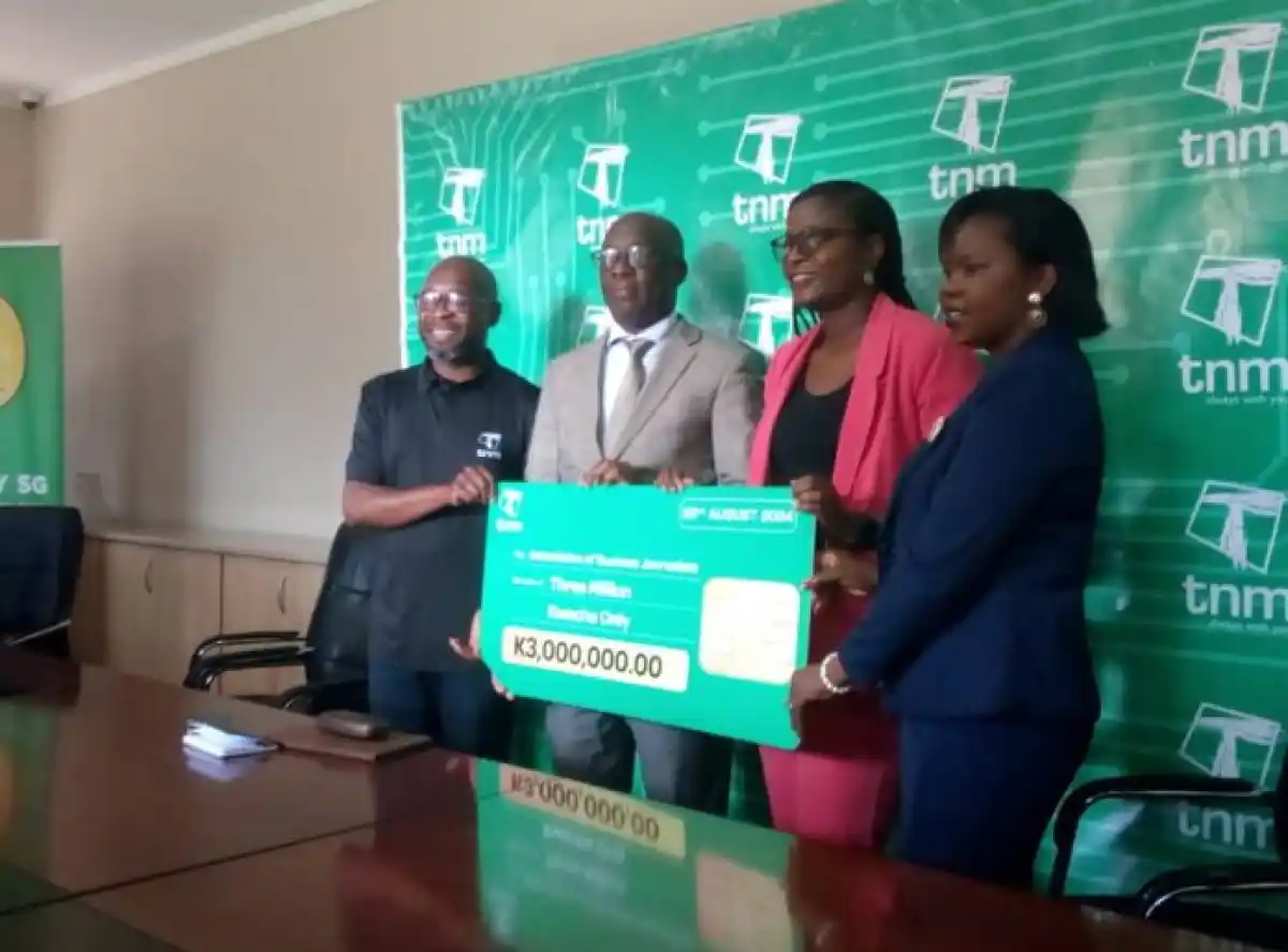 TNM Donates K3 Million to Support Association of Business Journalists’ Annual General Meeting